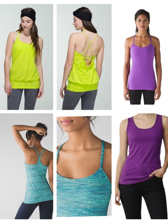 lululemon athletica Tops - Lululemon Size 6-8 Tank Bundle Green Purple Blue 4 Tanks